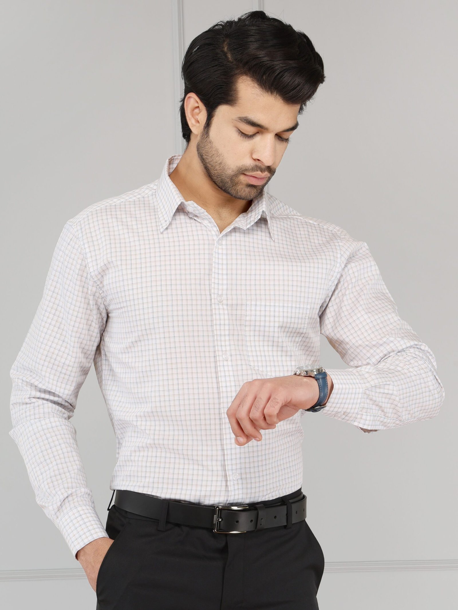 Culin Signature Grid Shirt - Image 3